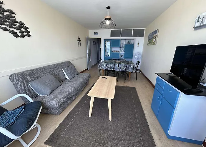 Face Avec Balcon, 50m Plage, 5 Couchages, Parking, - Fr-1-224c-187 *