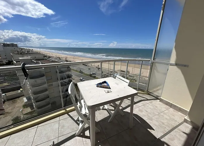 Apartment Face Avec Balcon, 50m Plage, 5 Couchages, Parking, - Fr-1-224c-187